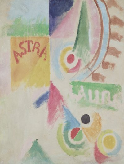 Fotboll. Cardiff-laget av Robert Delaunay