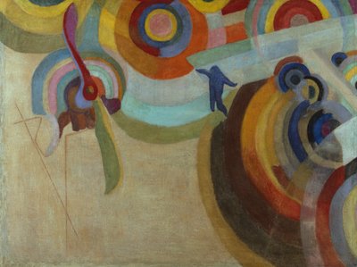 Hommage till Bleriot nr 2 av Robert Delaunay