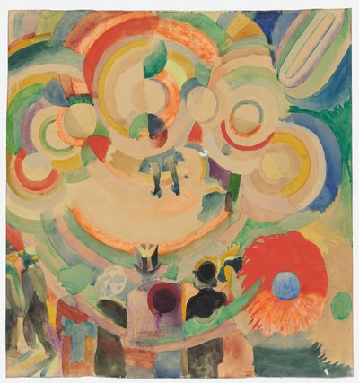 Karusell av grisar av Robert Delaunay