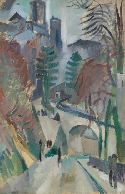 Laons landskap, 1912. av Robert Delaunay