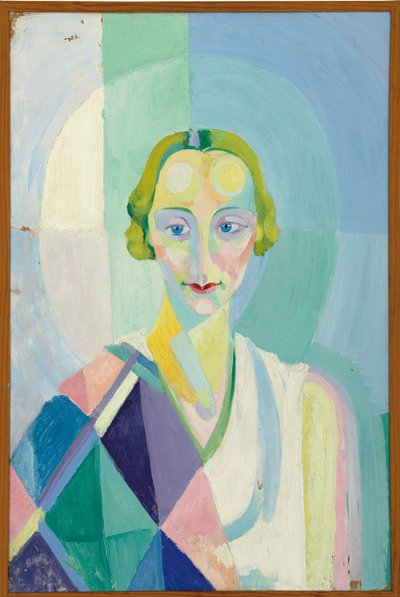 Porträtt av Madame Heim av Robert Delaunay