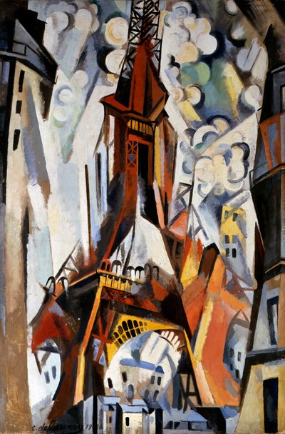 Eiffeltornet, 1910-1911 av Robert Delaunay