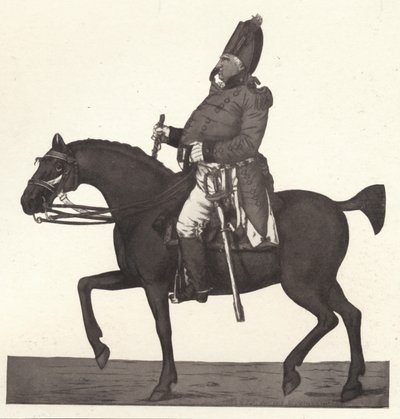 En allmän bild av Gamla England Det walesiska 41:a regementet, 1770-1810, 1909 av Robert Dighton