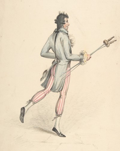 Kostymdesign, 1700-1800-tal. av Robert Dighton