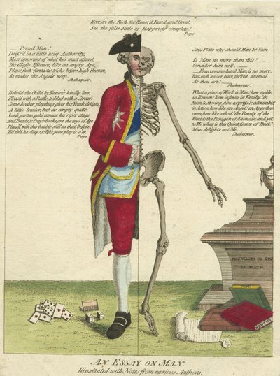 Illustration från "An Essay on Man" av Robert Dighton