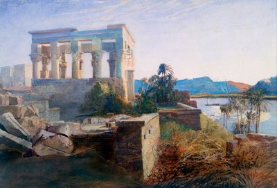Philae, Egypten, 1800-talet av Robert Dighton