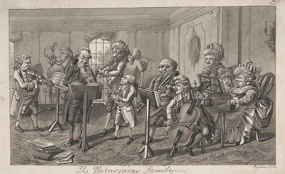 Den harmoniska familjen av Robert Dighton