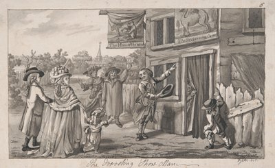 Den resande showmannen av Robert Dighton