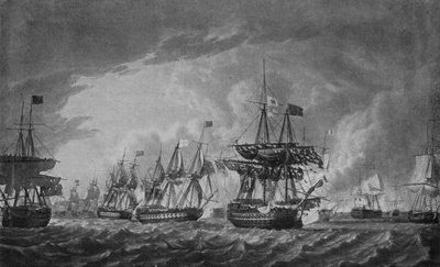 Före den härliga första juni, c1795 av Robert Dodd