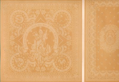 Damask Linen av Mr C. Faber, Stuttgart och Mrs. Burre Bros. Dumferline, 1863 av Robert Dudley