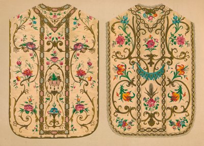 Broderade chasubles av Luigi & Ersilia Martini, 1893. av Robert Dudley