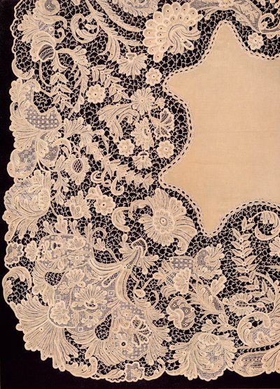 Näsduk av spets av irländsk tillverkning, 1863. av Robert Dudley