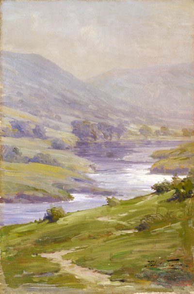 Bend on the Conway (målning) av Robert Fowler
