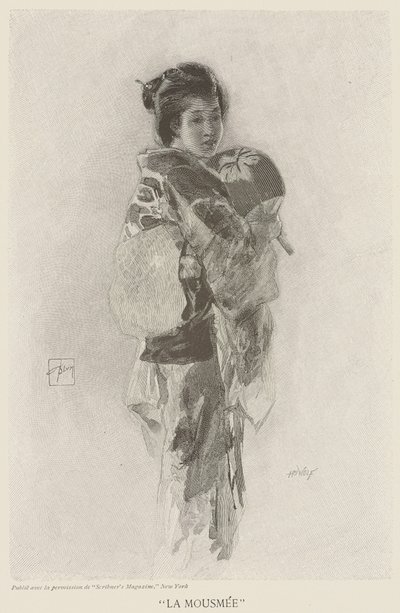 La Mousmee, illustration från 