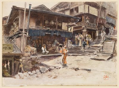 En gata i Ikao, Japan, I av Robert Frederick Blum