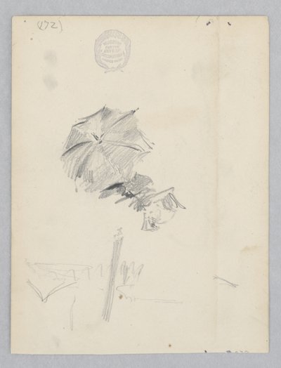 Konstnären skissar av Robert Frederick Blum