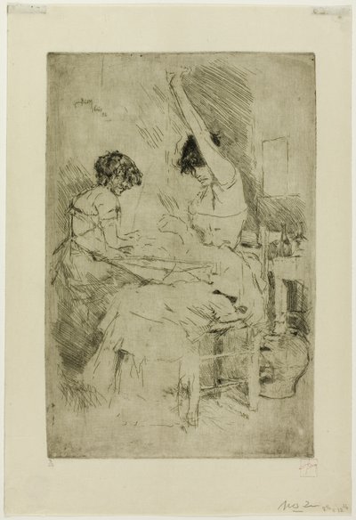 Bead Stringers, Venedig av Robert Frederick Blum