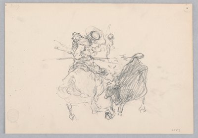 Tjurfäktning, Spanien av Robert Frederick Blum