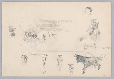Tjurfäktning, Spanien av Robert Frederick Blum