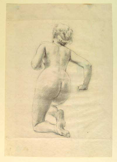 Ritning, figurstudie av Robert Frederick Blum