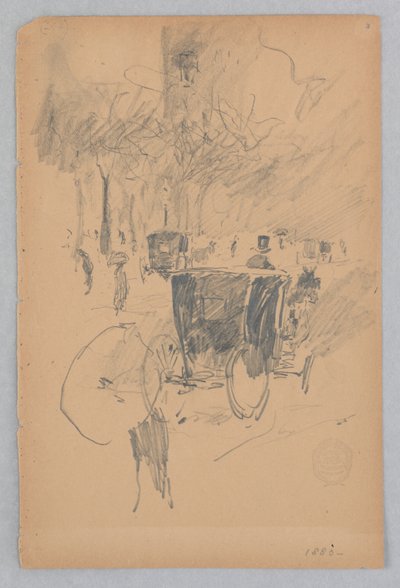 Häst och vagn av Robert Frederick Blum