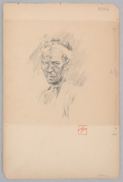 Japansk man av Robert Frederick Blum