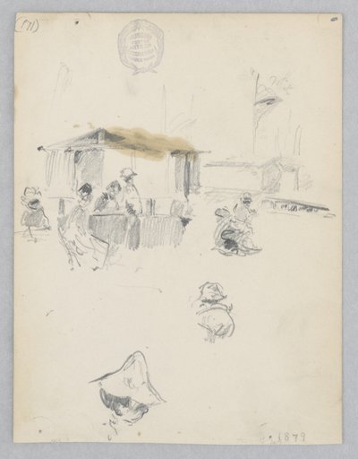 Marknadsscen av Robert Frederick Blum
