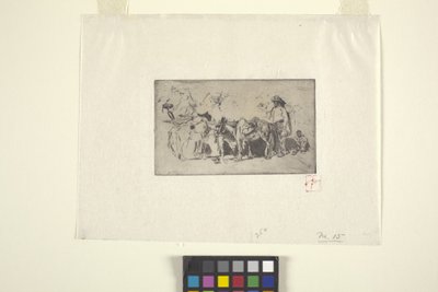 Män och åsnor, Rom (bläck) av Robert Frederick Blum