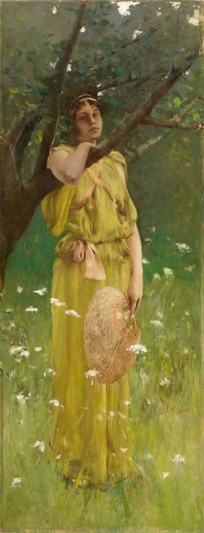 Reverie, ca 1883-1884 (olja på duk) av Robert Frederick Blum