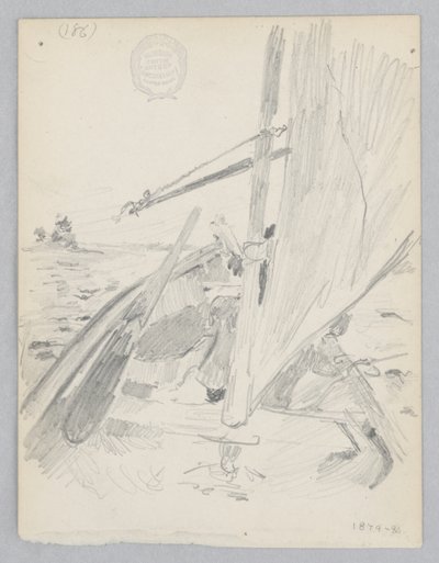 Segelbåt av Robert Frederick Blum
