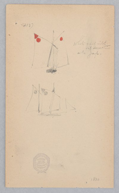 Segelbåt av Robert Frederick Blum