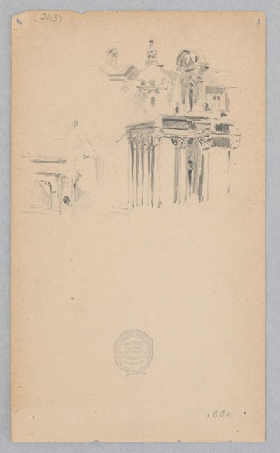 San Lorenzo i Miranda, Rom, Italien av Robert Frederick Blum
