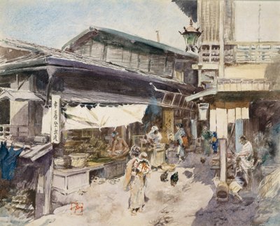 Gatubild i Ikao, Japan. av Robert Frederick Blum