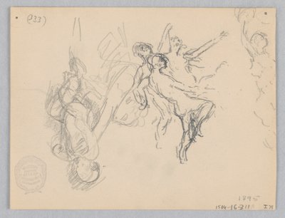 Studie för dansande kvinnor, "Moods to Music", Mendelssohn Glee Club, New York, NY av Robert Frederick Blum
