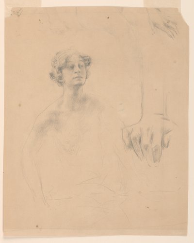 Studie för kvinna, "Vintage Festival", Mendelssohn Glee Club, New York, NY av Robert Frederick Blum