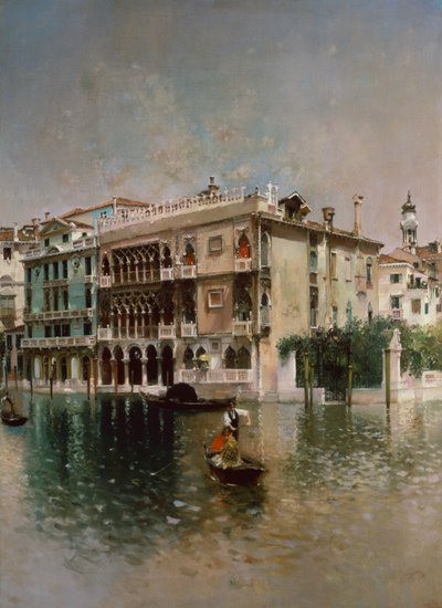 Canal Grande, Venedig av Robert Frederick Blum