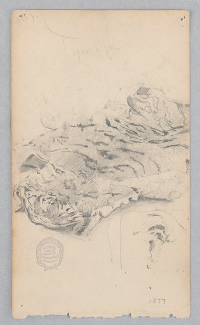 Tigerskinnsmatta av Robert Frederick Blum