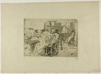 Untitled (Girls Saying Grace) av Robert Frederick Blum