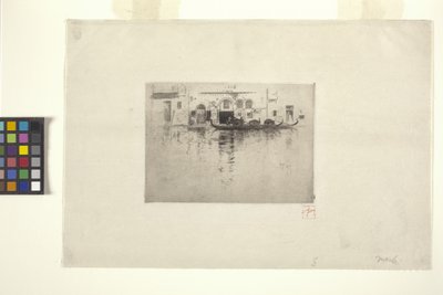 Venetianska kanalen (bläck) av Robert Frederick Blum