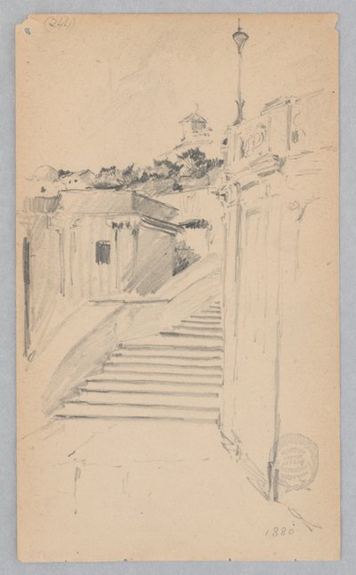 Utsikt över Rom, Italien av Robert Frederick Blum