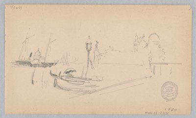 Utsikt över Venedig, Italien av Robert Frederick Blum