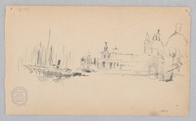 Utsikt över Venedig, Italien av Robert Frederick Blum