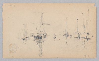 Utsikt över en hamn av Robert Frederick Blum