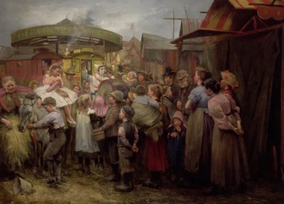 The Village Carnival Hej! Hej! Hej! 1890-talet av Robert Gemmell Hutchison