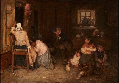 Sad News (olja på duk) av Robert Gemmell Hutchison