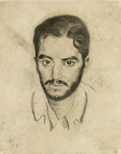Självporträtt, ca. 1905. av Robert Genin