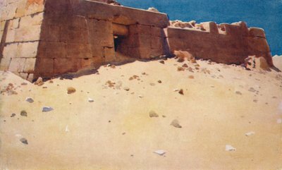 Mastaba under den andra pyramiden, c1880, 1904 av Robert George Talbot Kelly