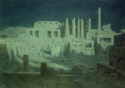 Månsken vid Karnak av Robert George Talbot Kelly