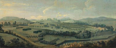 Utsikt över Gisburne Park, Yorkshire och parken av Robert Griffier