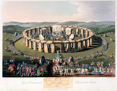 "Britternas stora konventionella festival", 1815 av Robert Havell